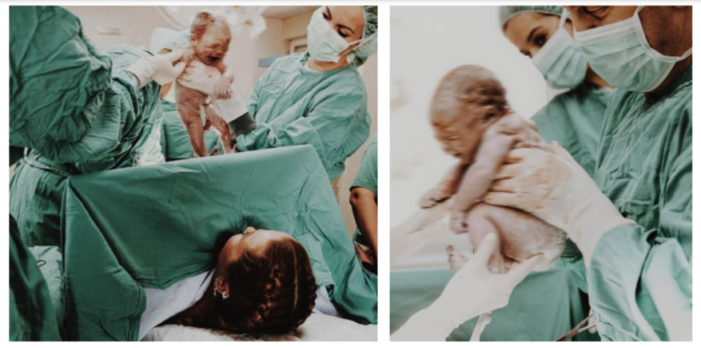 Со професионален фотограф на породување: Туна стана мајка по вторпат