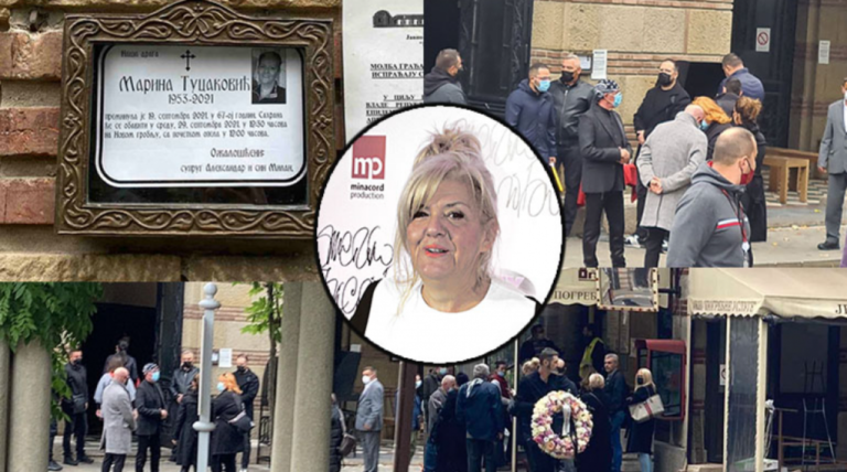 Потресни сцени: Погреб на легендарната Марина Туцаковиќ