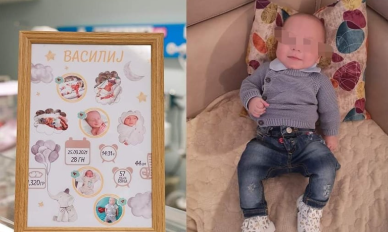 Василиј доби нова борба, една од најтешките: Симона за своето предвремено родено бебе
