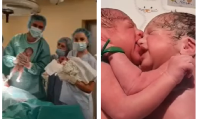 Бура од емоции! По 10 години неплодност, на свет дојдоа преслатки близначиња